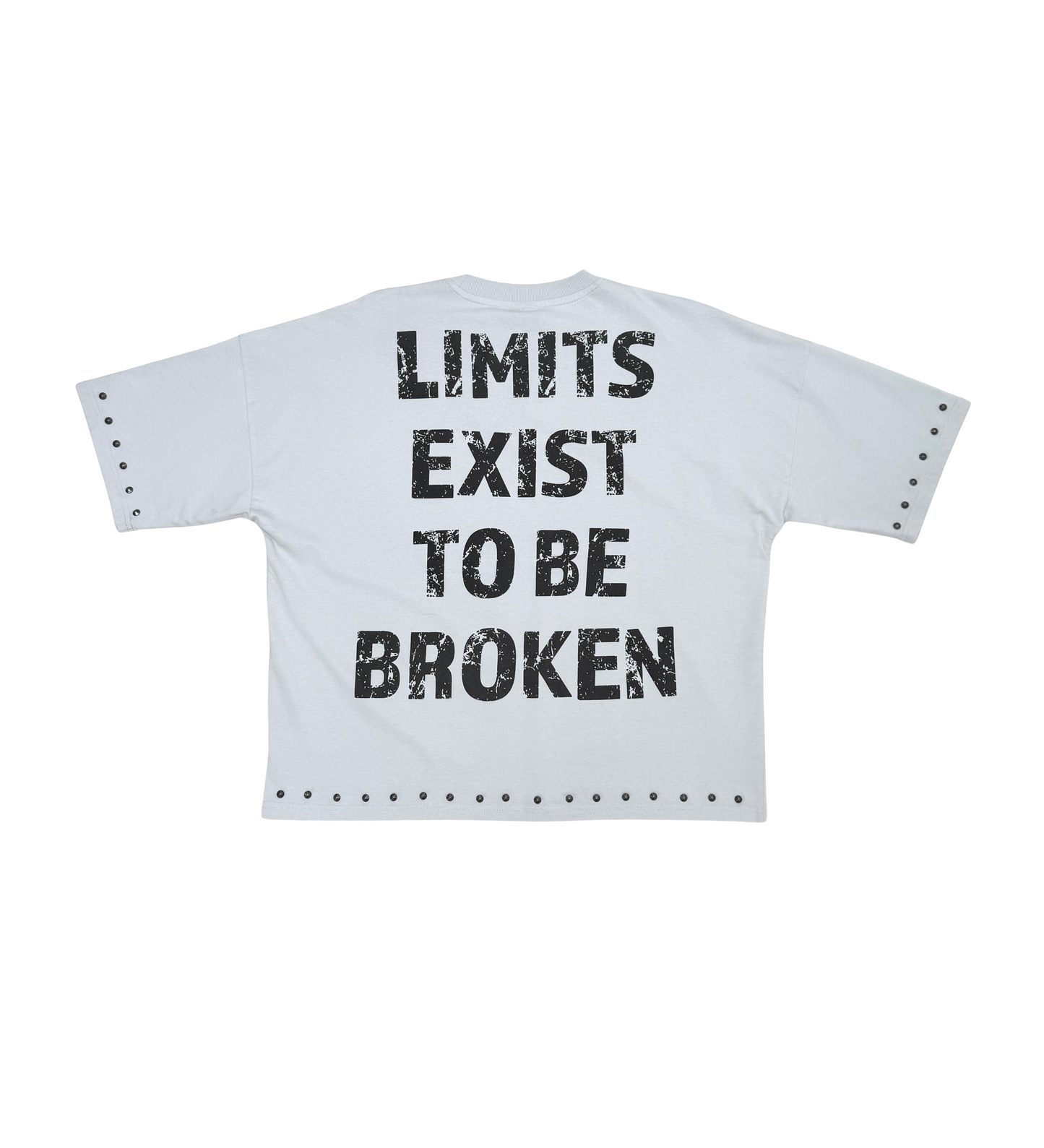 Stray push boundaries wide & crop fit tee