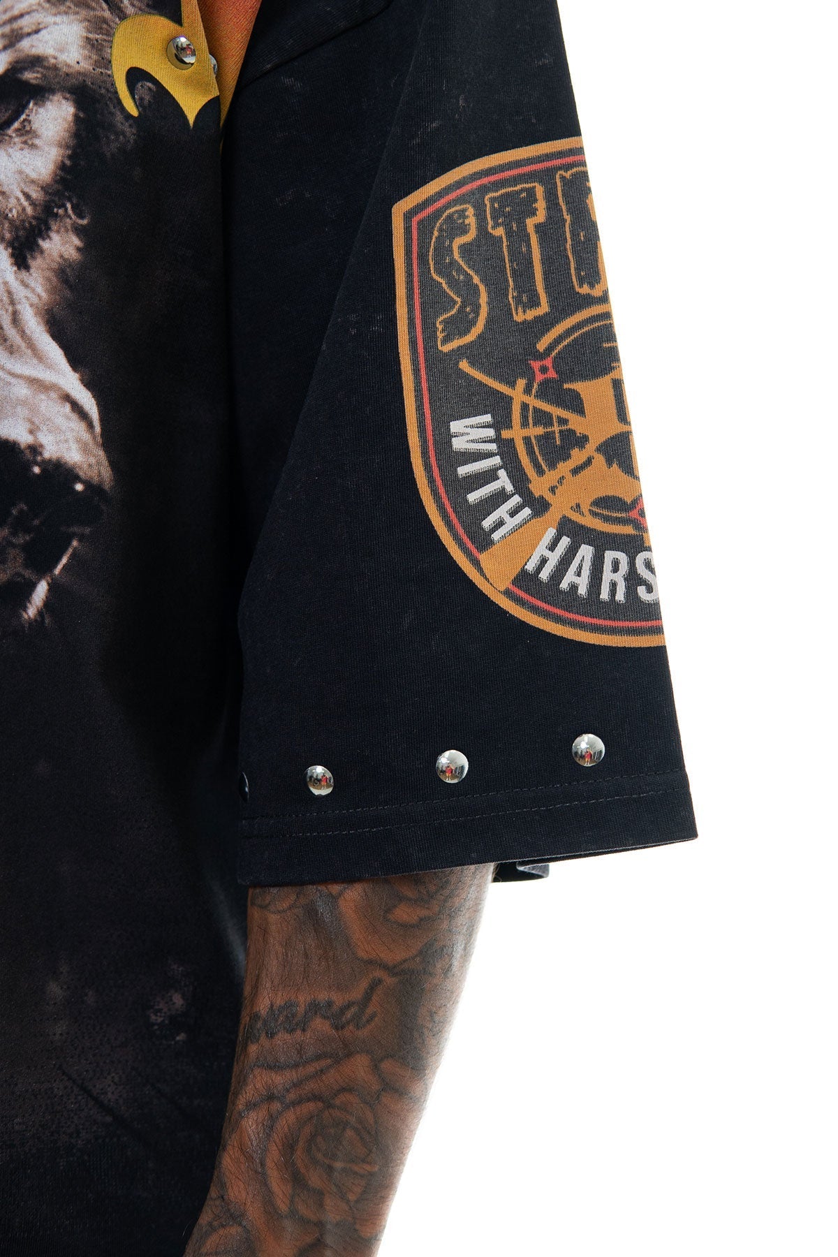 Stray ambitions 3/4 sleeve tee Black by Stray - 5