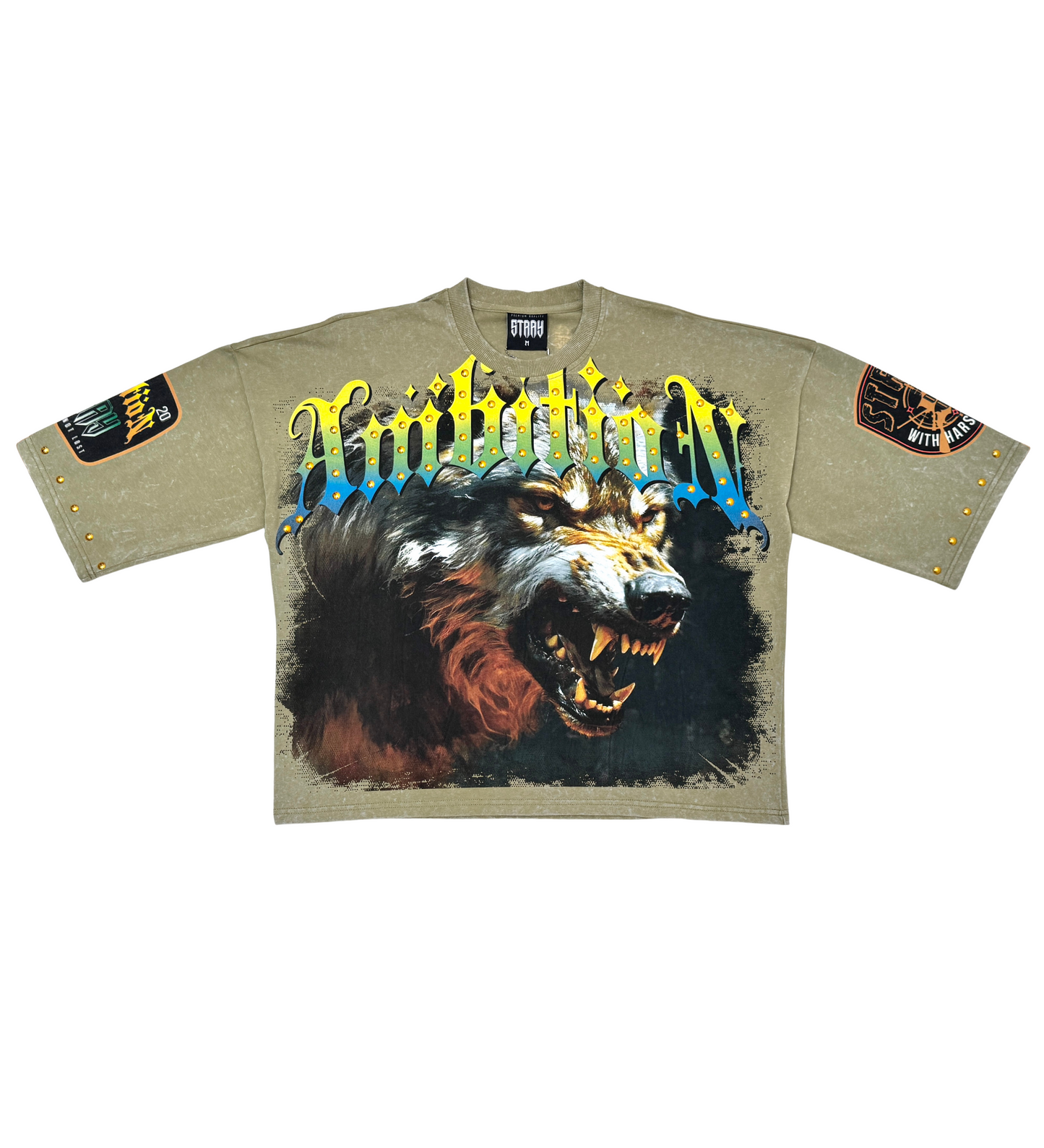 Stray ambitions 3/4 sleeve tee