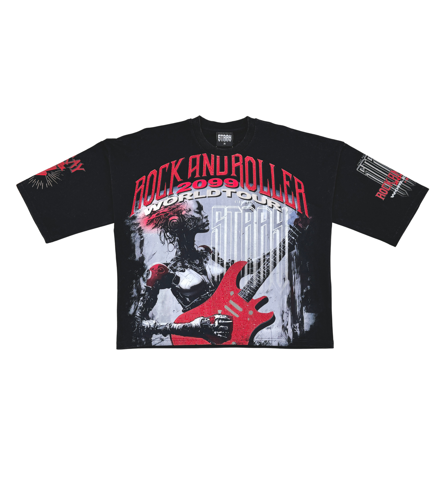 Stray rock n roller 3/4 sleeve tee