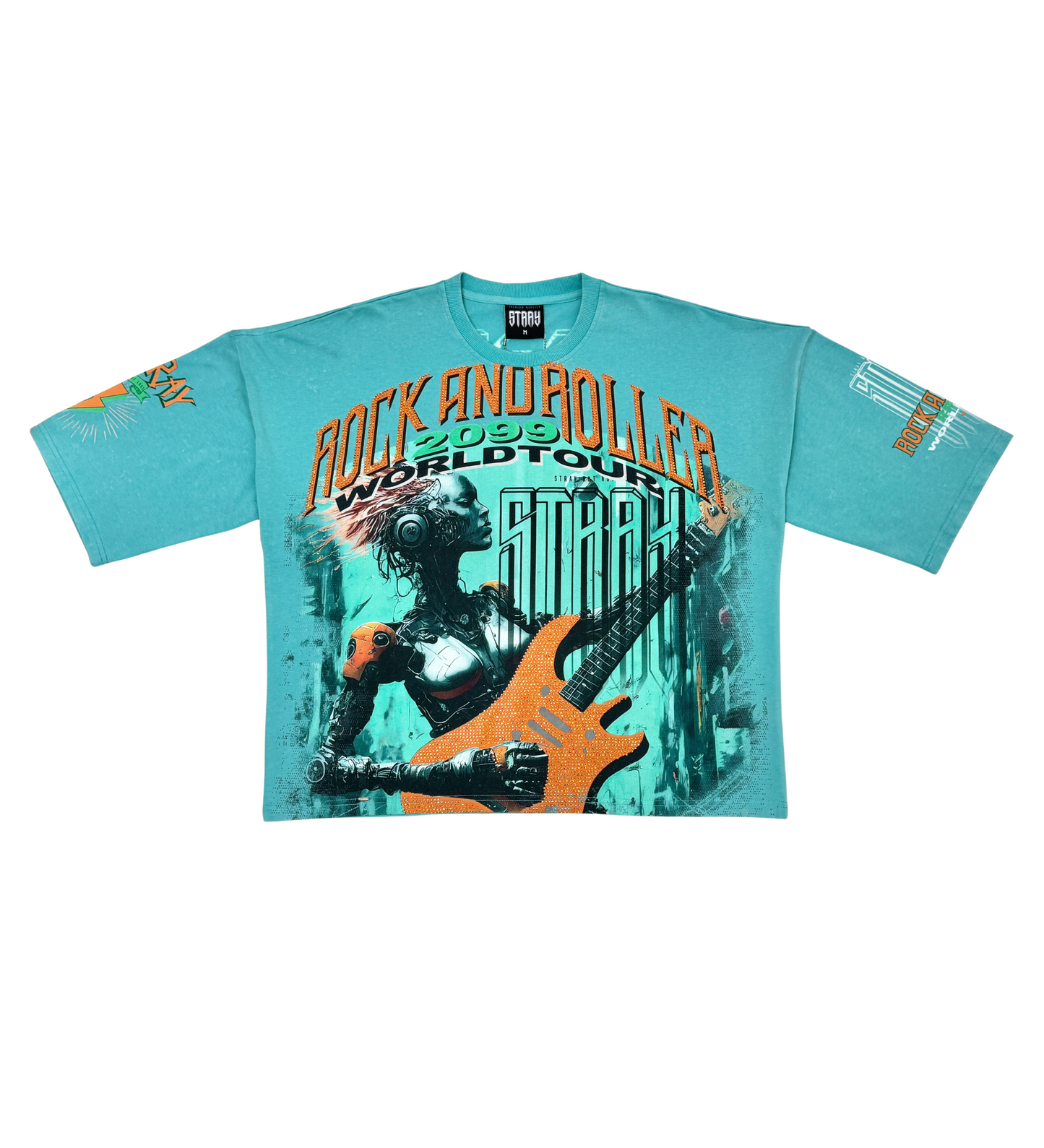 Stray rock n roller 3/4 sleeve tee