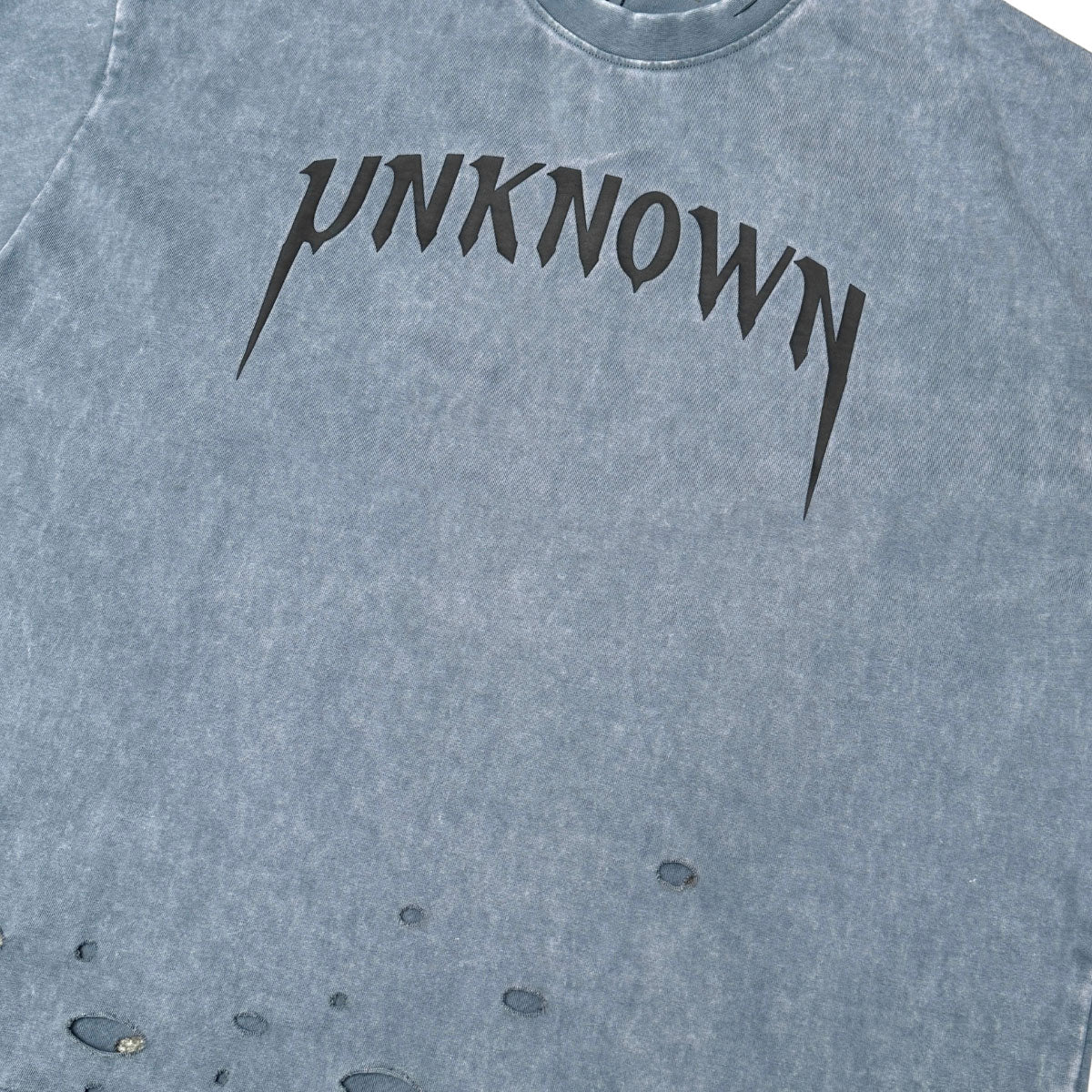 Distressed logo washed tee by Unknown - 10