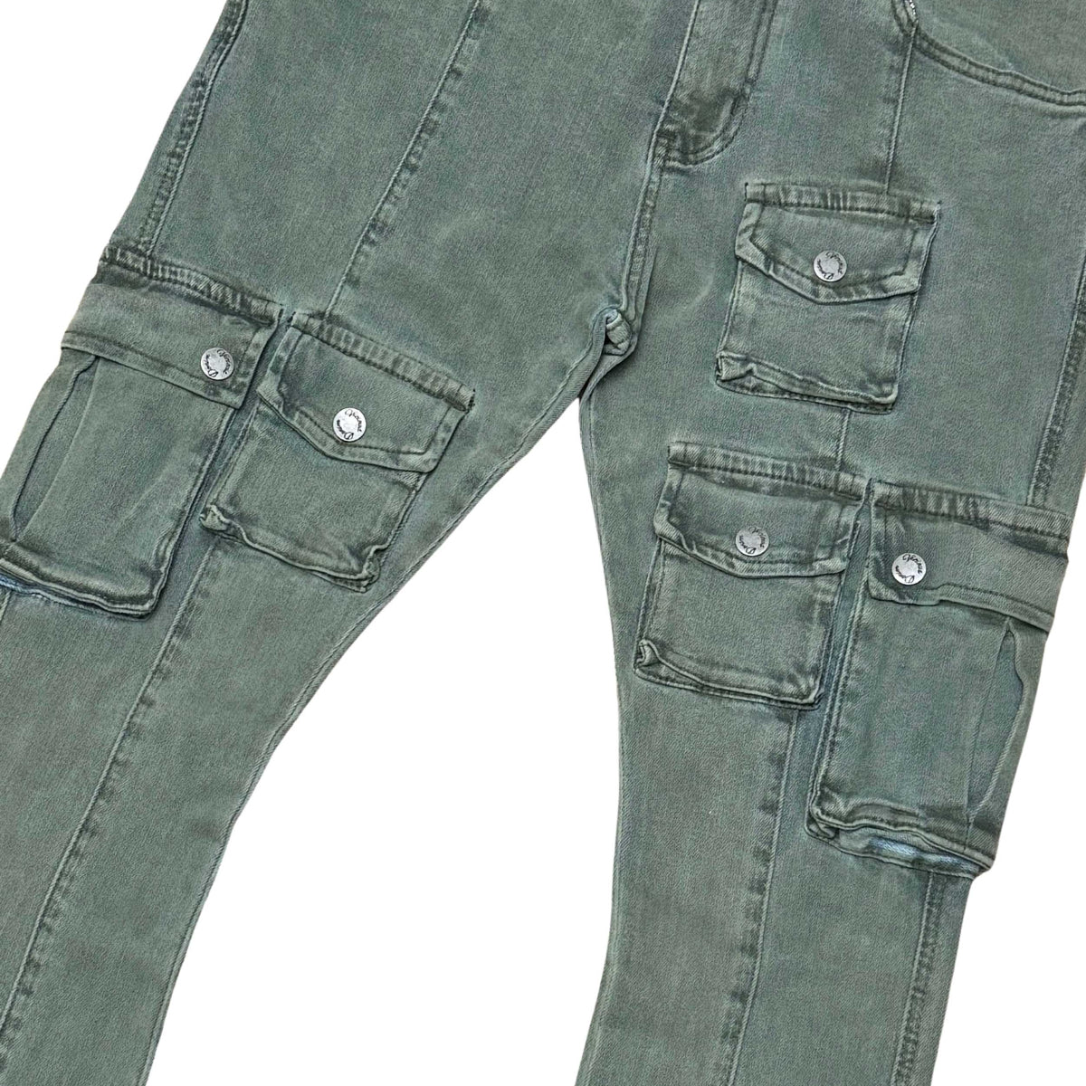 Flared Fit Pant Olive by Vicious - 3