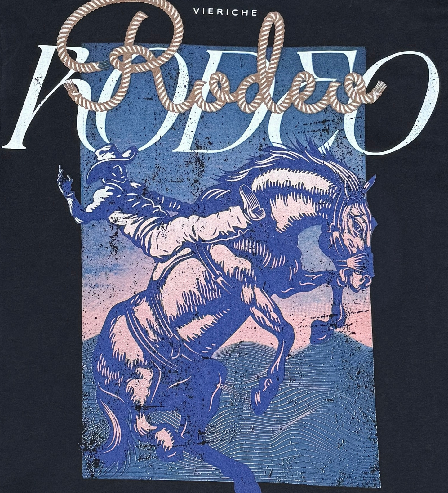 Wild Rodeo Tee - Black - 5 | By Vie+Riche | Humen Brand