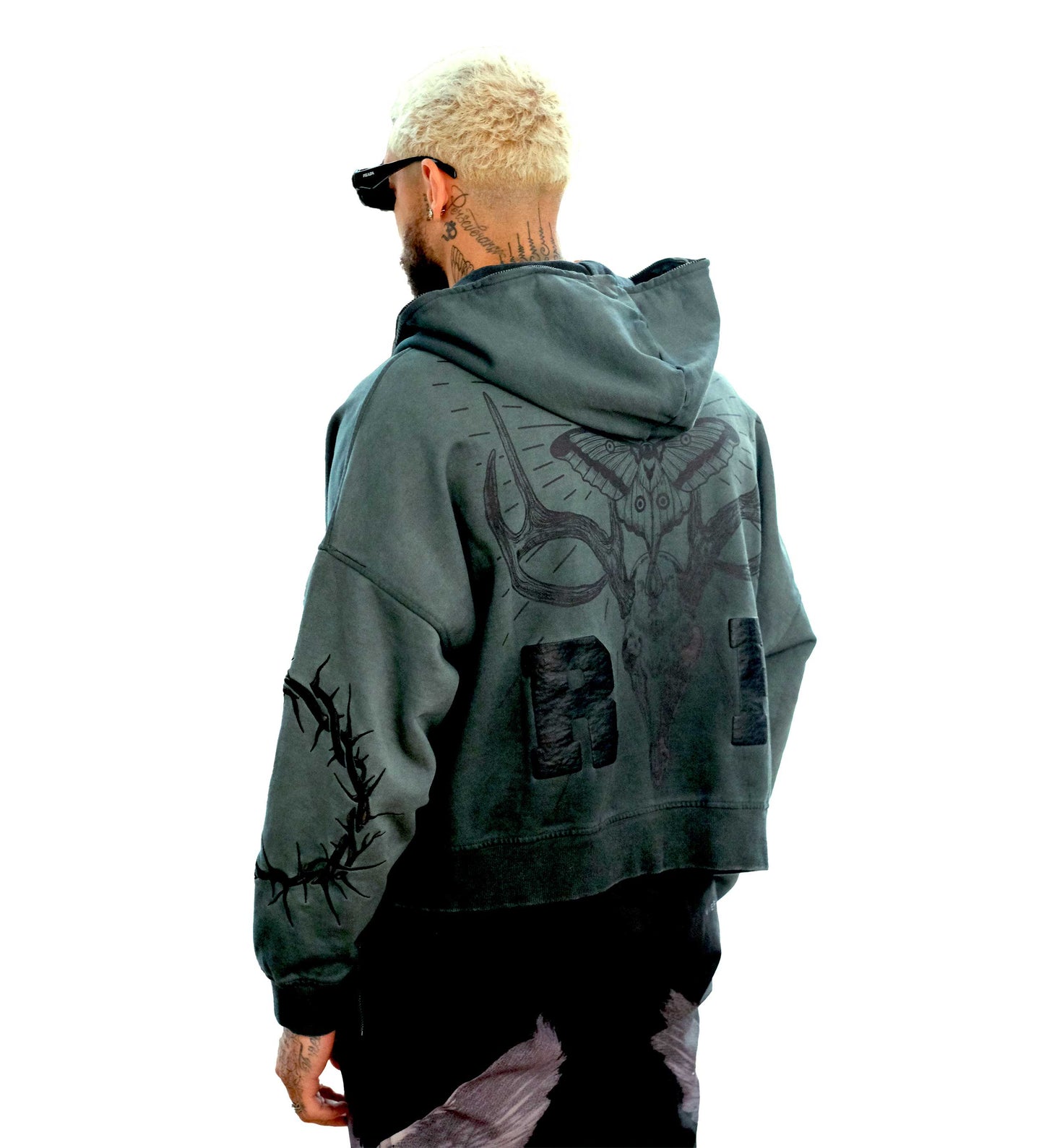 Moth VRP hoodie Grey by Vie+Riche
- 2