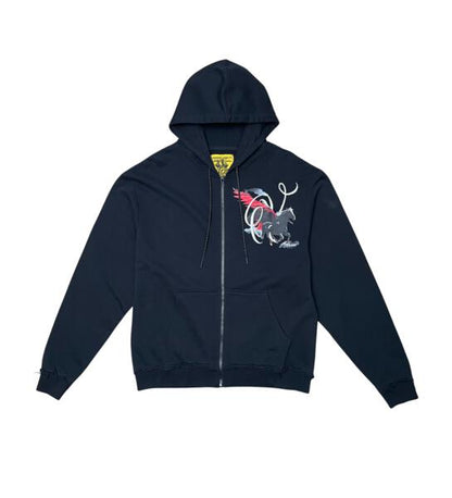 Free your soul vintage zip up hoodie