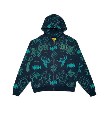 Dream or die zip up hoodie