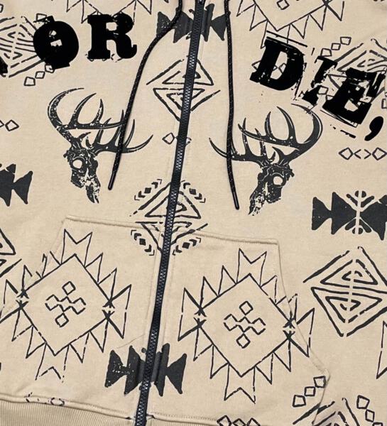 Dream or die zip up hoodie