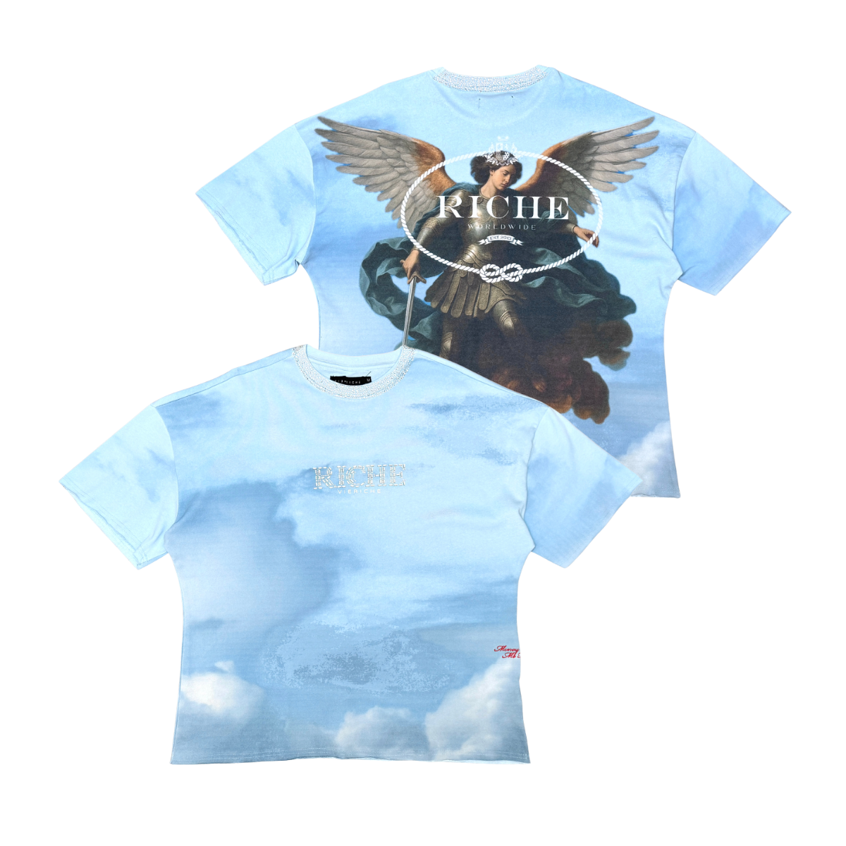 Saint michael sky tee by Vie+Riche, view 6