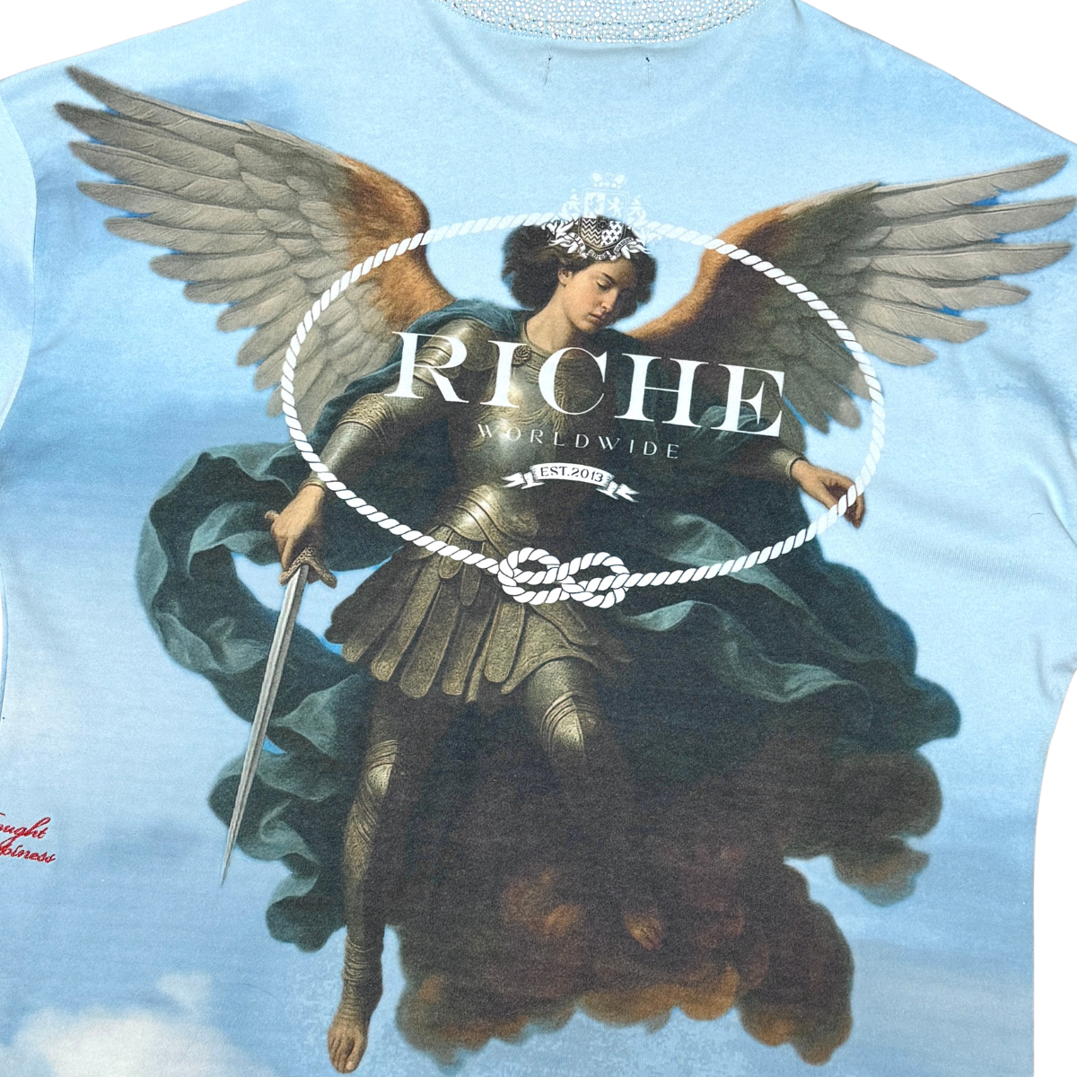 Saint michael sky tee by Vie+Riche, view 4