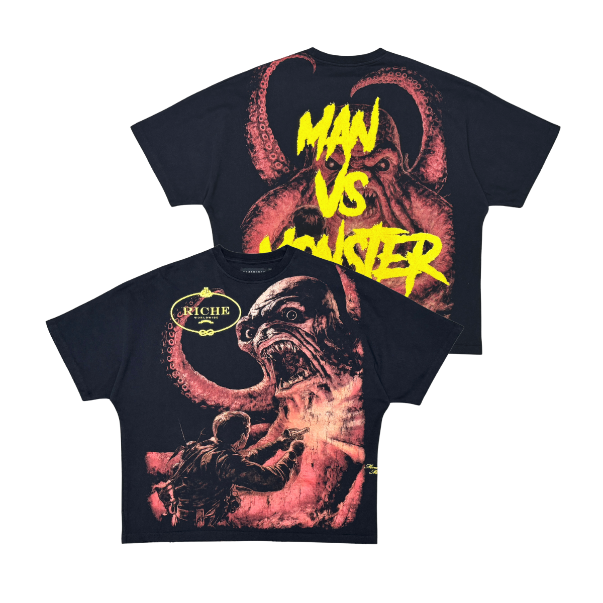 Man vs monster tee by Vie+Riche, view 7