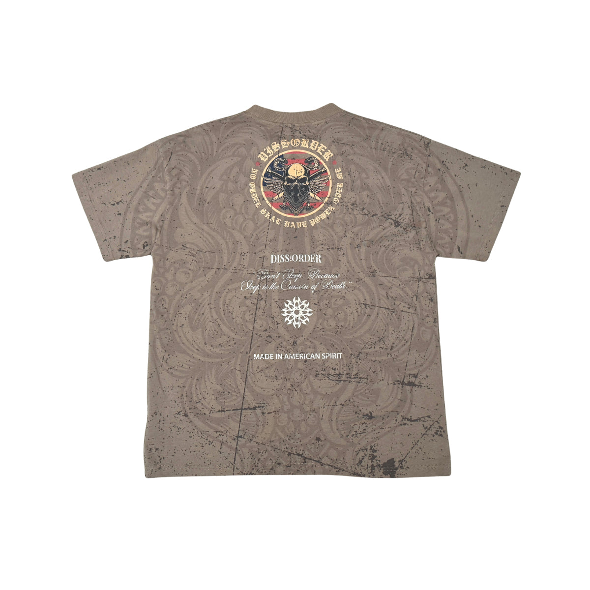 No power over me tee by Dissorder, view 9