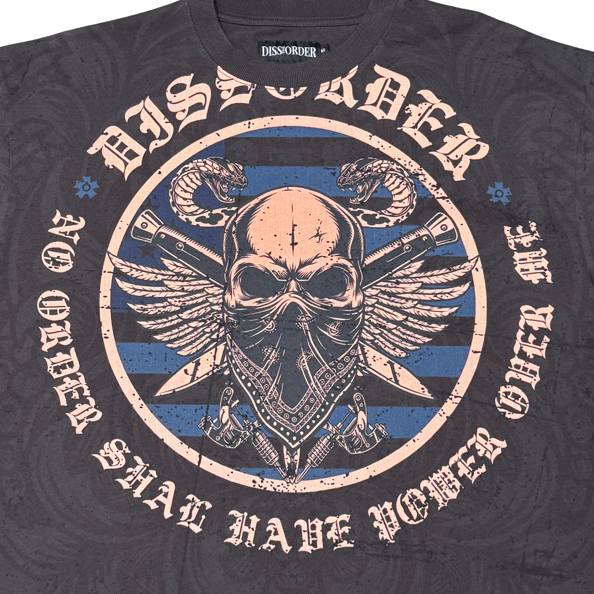 No power over me tee by Dissorder, view 5