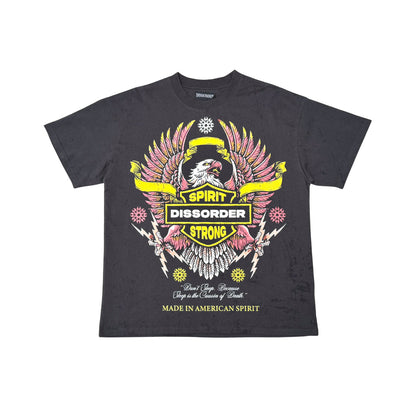 American Spirirt Tee Charcoal by Dissorder - 1