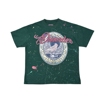 Crow Tee Green by Dissorder - 1