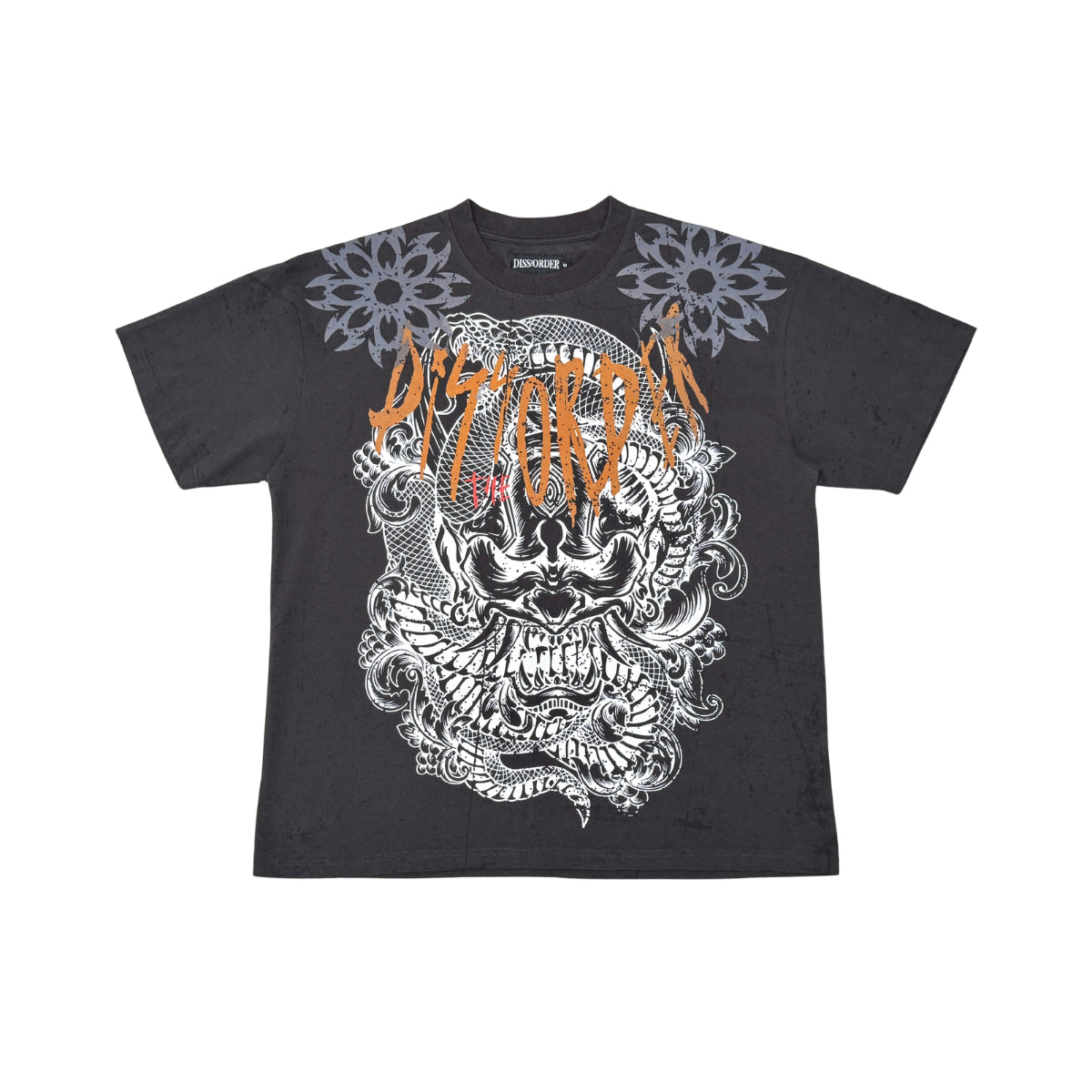 Serpent skull tee by Dissorder, view 1