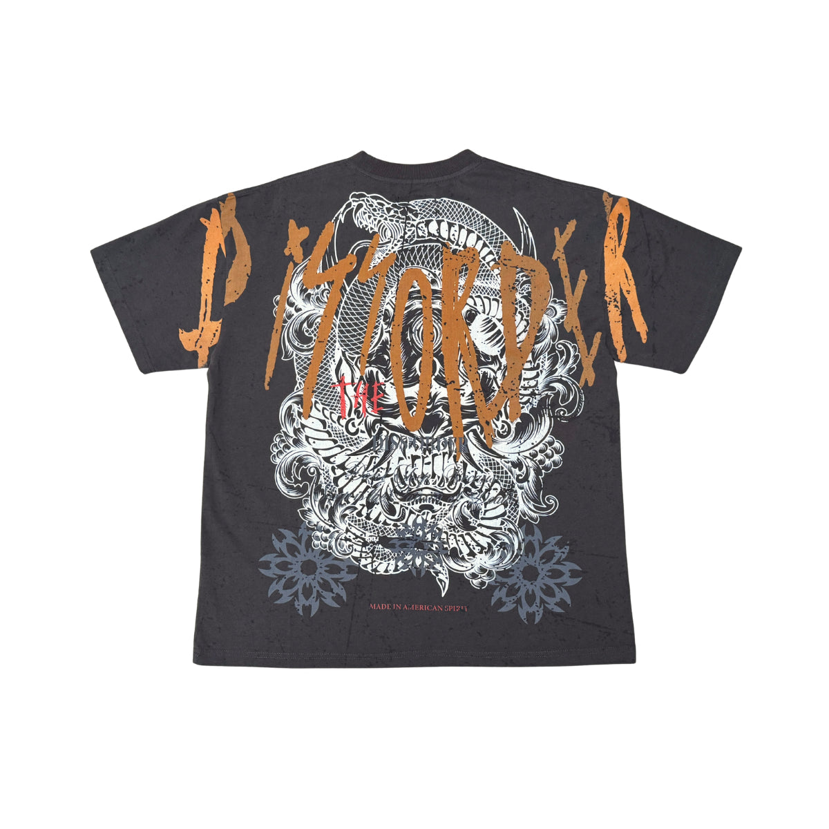Serpent skull tee by Dissorder, view 4