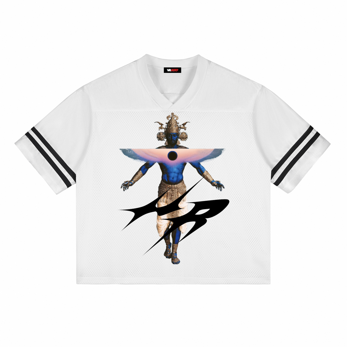 Deities Taped Mesh T-Shirt by Vie+Riche, view 3