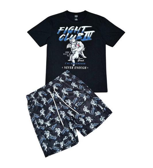 Fight club iv tshirt short set