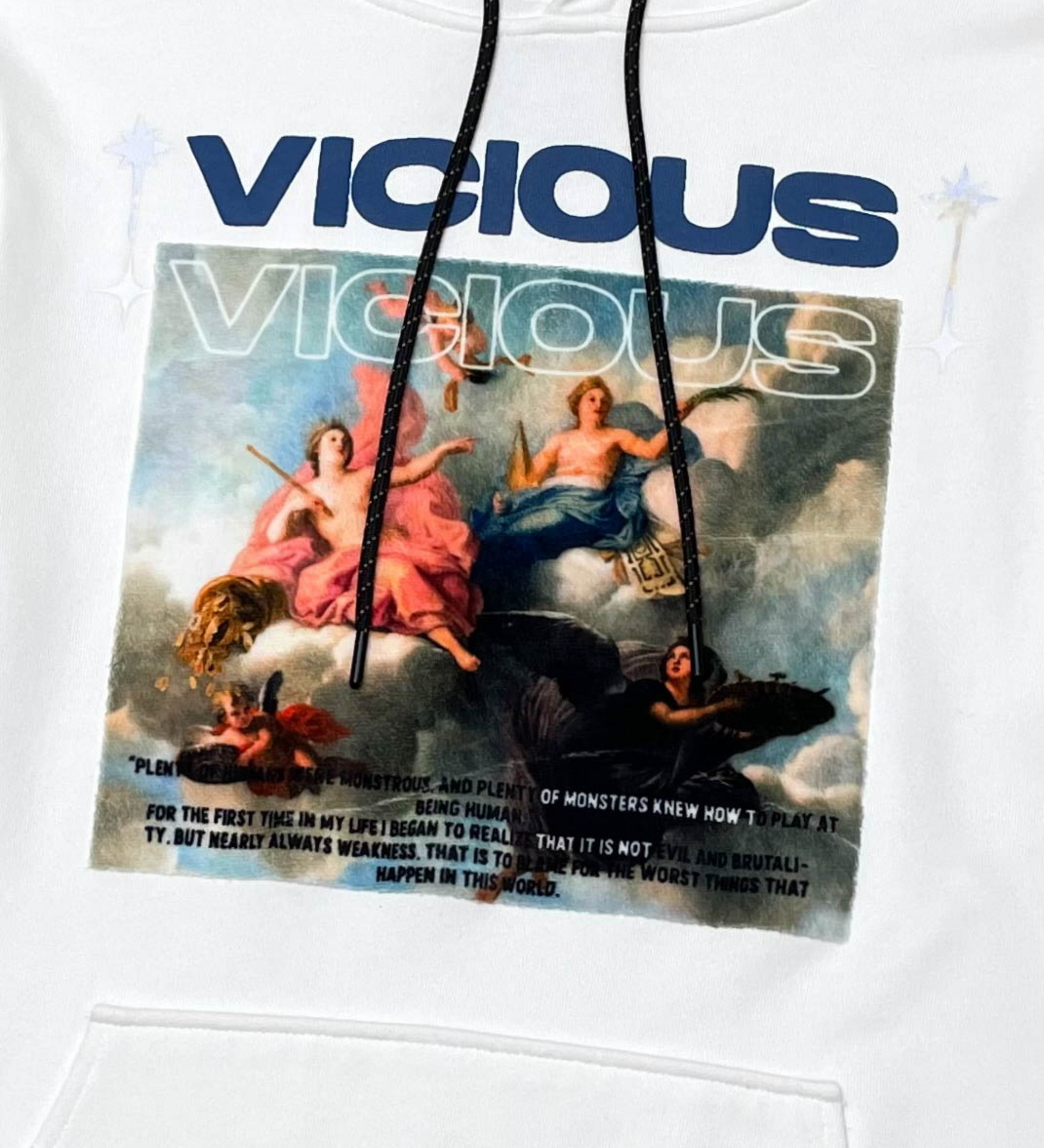 In the Clouds Hoodie - White | Vicious _4