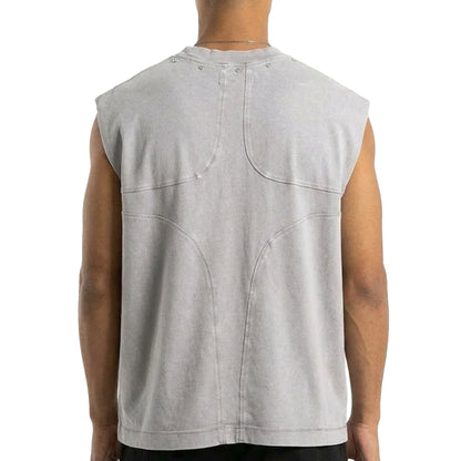 Printed wings sleeveless tee by Unknown - 7