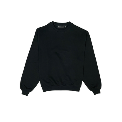 French terry crewneck sweater