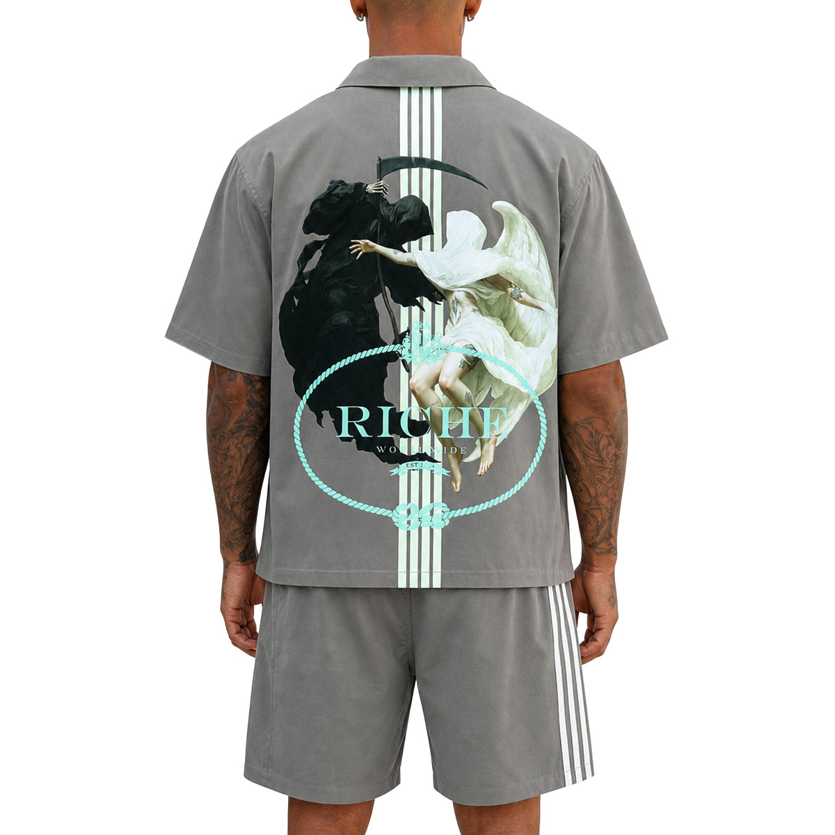 Goated shirt short set by Vie+Riche, view 9