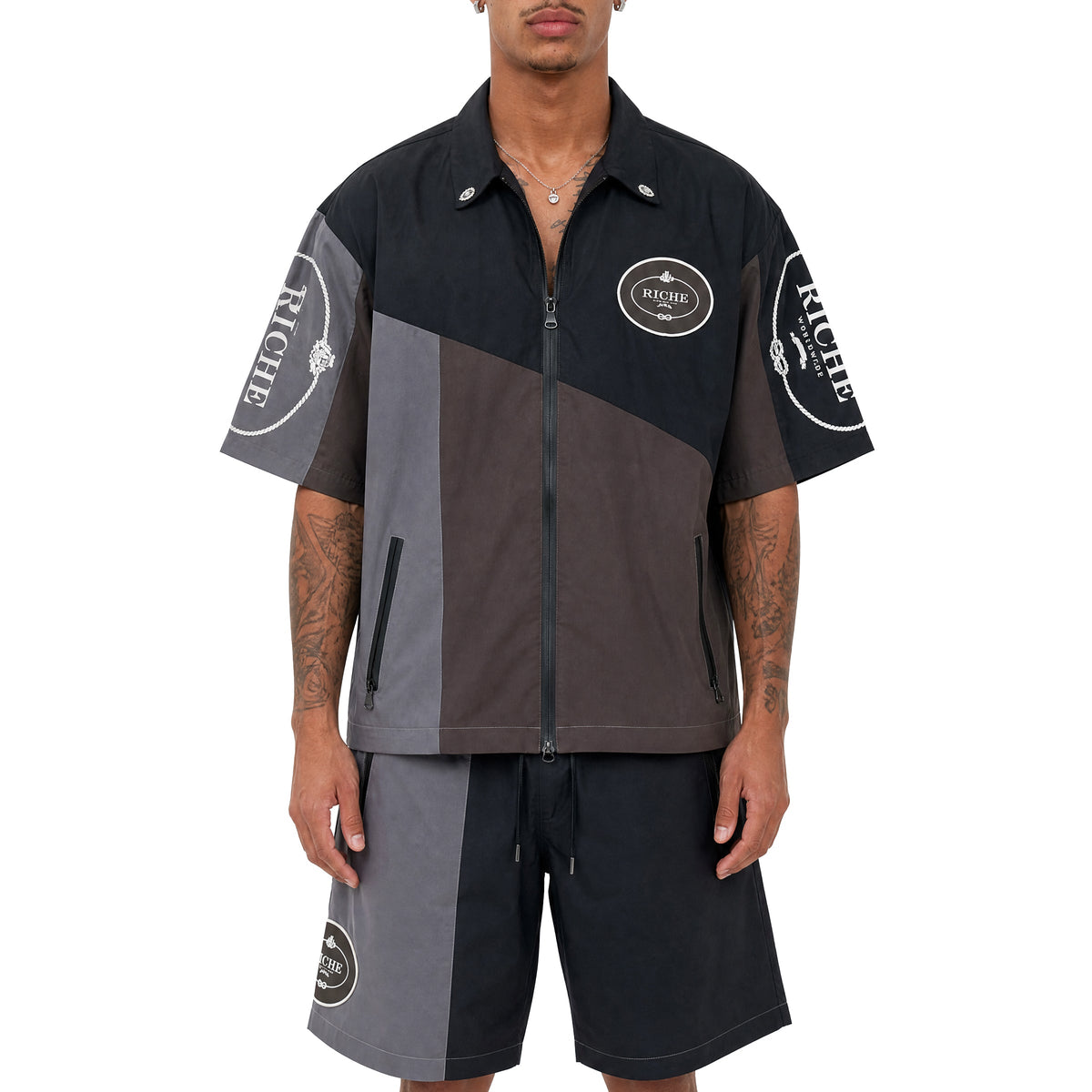Monoblock jacket short set by Vie+Riche, view 1