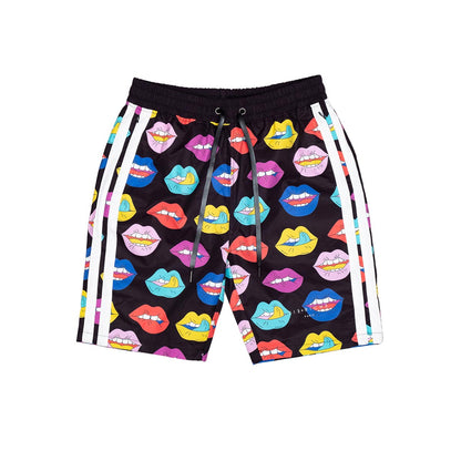 Riche Love Lips Graphic Board Short for Men