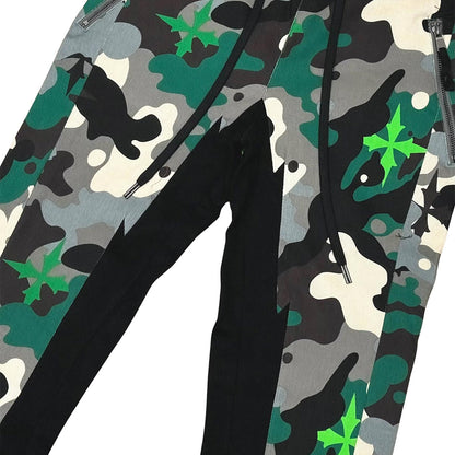 Elongated bootcut cargo