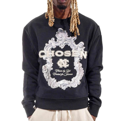 Pocketed washed frame crew