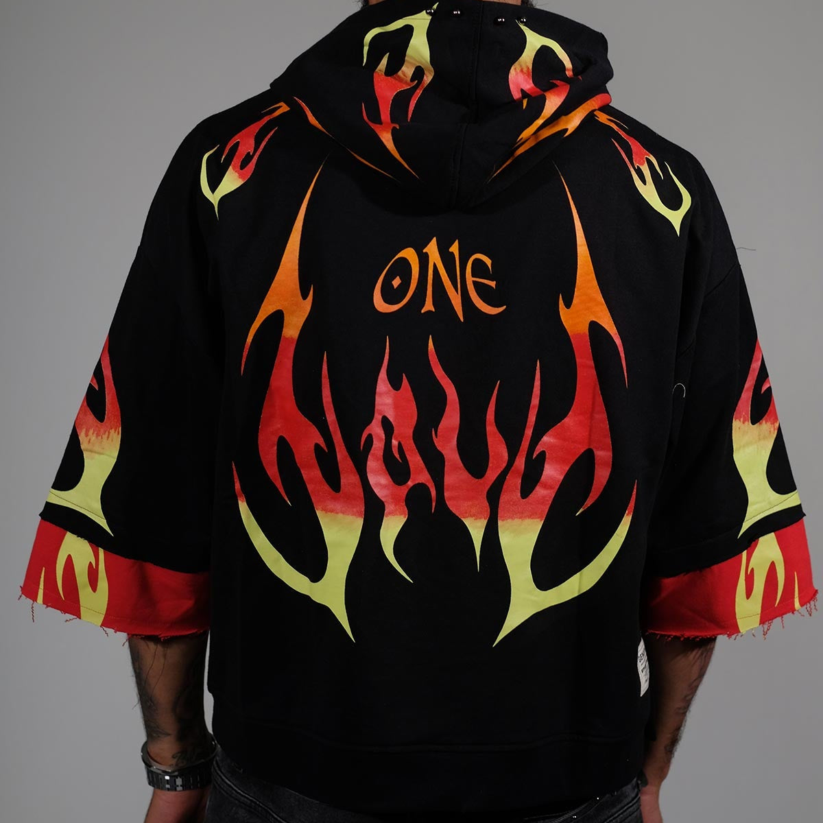 One love short sleeve hoodie