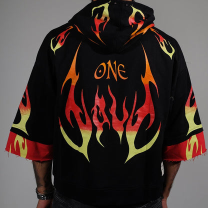 One love short sleeve hoodie