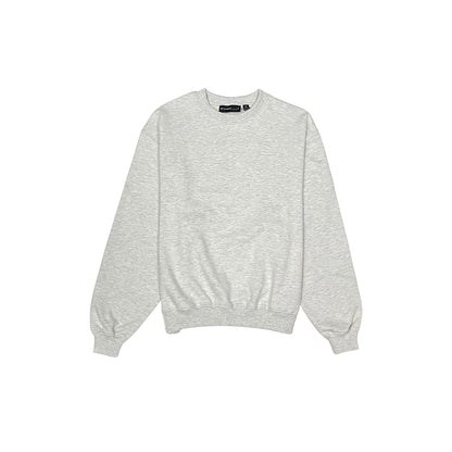 French terry crewneck sweater