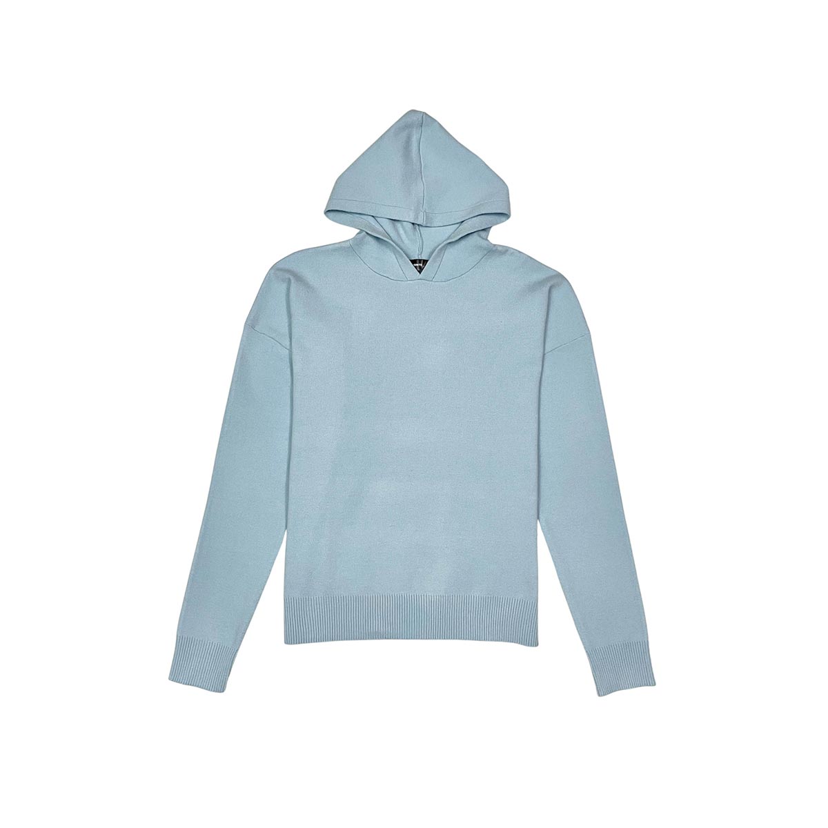 Viscos poly double knit sweater hoodie by My Favorite, view 5