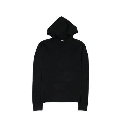 Viscos poly double knit sweater hoodie
