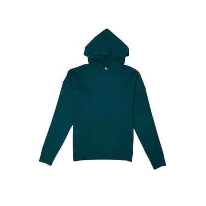 Viscos poly double knit sweater hoodie