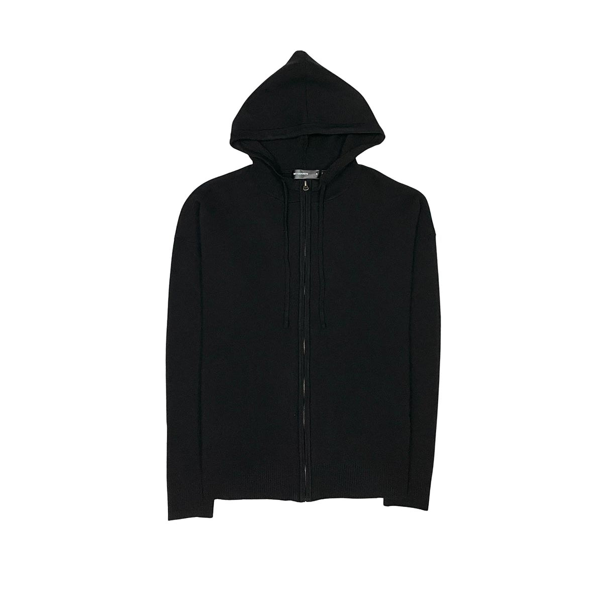Viscos poly double knit zip up hoodie by My Favorite, view 18