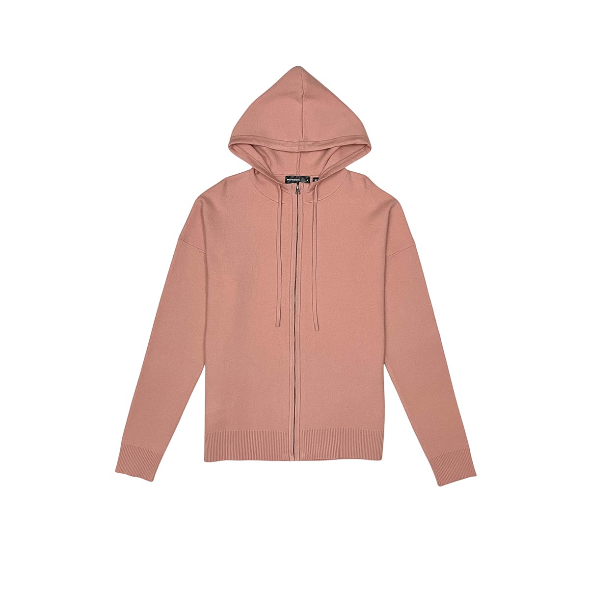 Viscos poly double knit zip up hoodie by My Favorite, view 13
