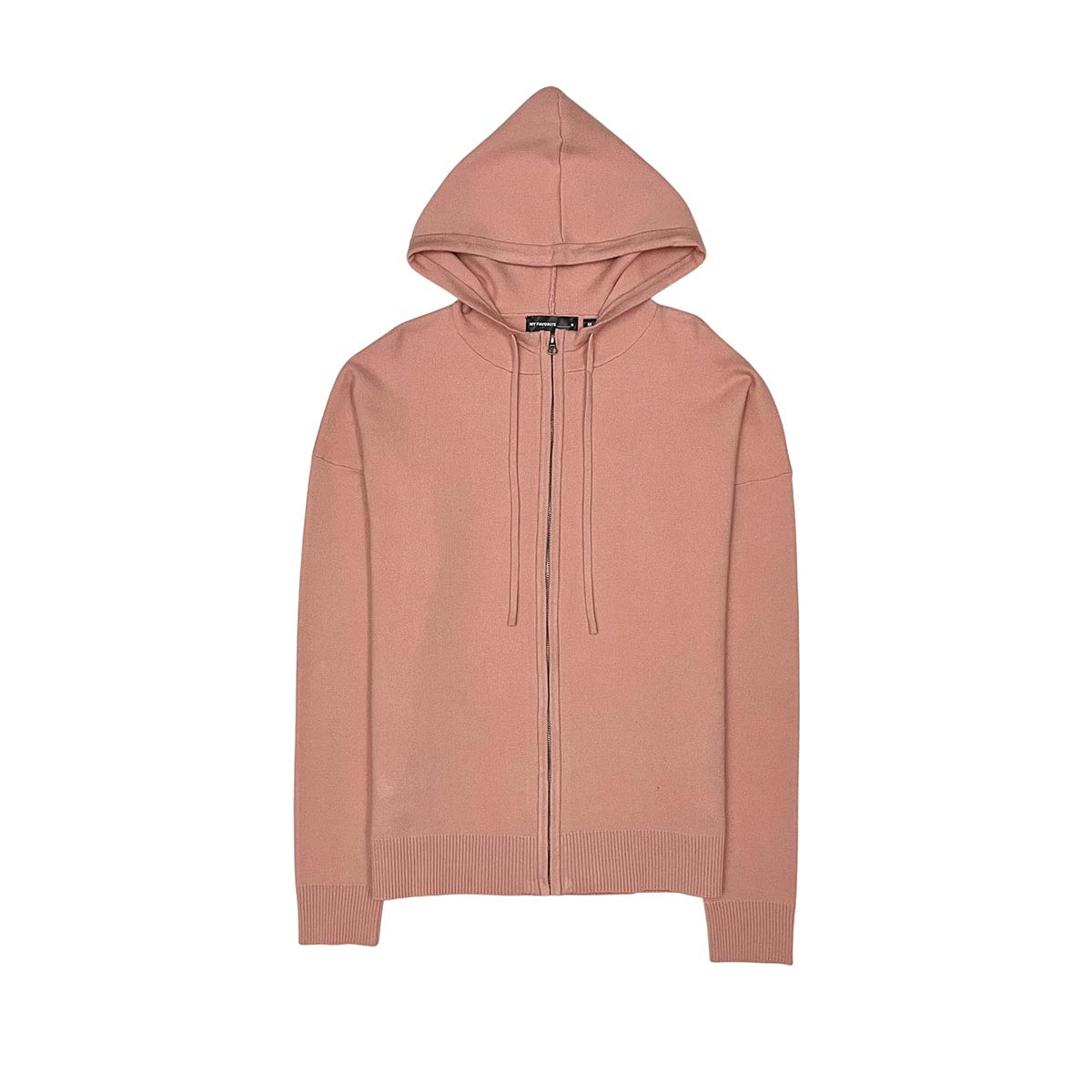 Viscos poly double knit zip up hoodie by My Favorite, view 20