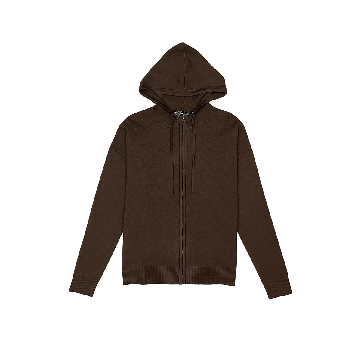 Viscos poly double knit zip up hoodie
