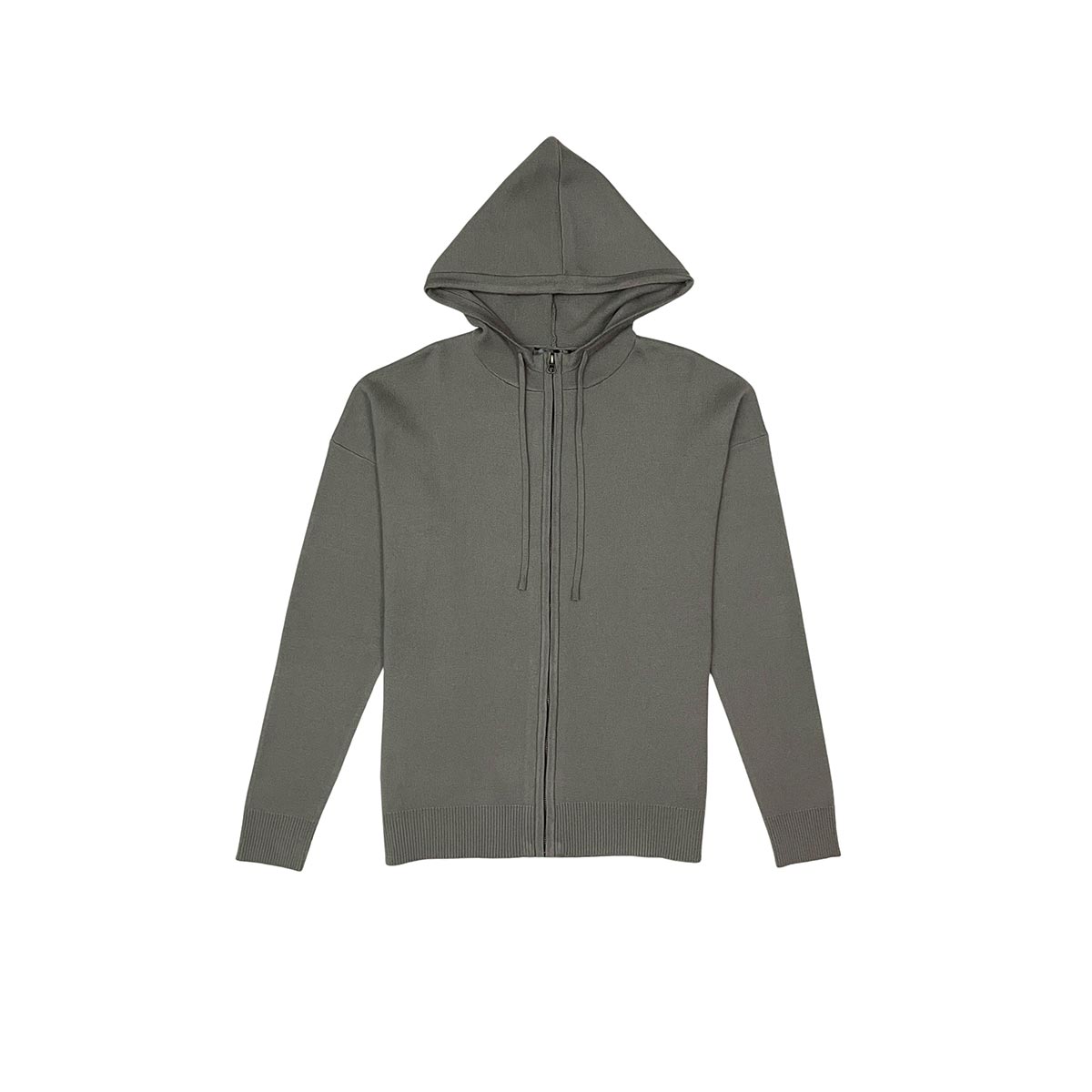 Viscos poly double knit zip up hoodie by My Favorite, view 14