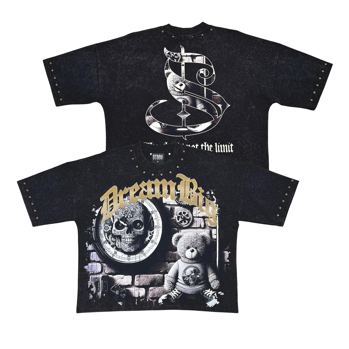 Stray dream big wide & crop fit tee