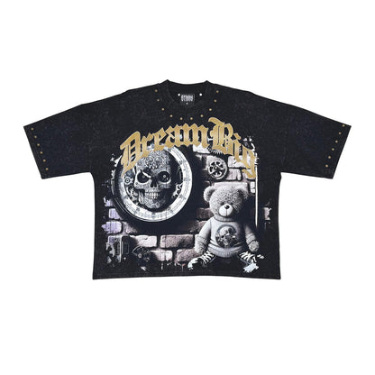 Stray dream big wide & crop fit tee
