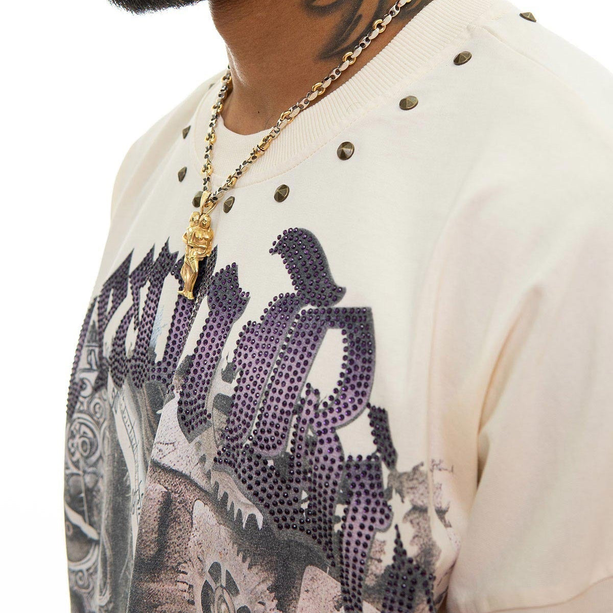 Stray dream big wide & crop fit tee