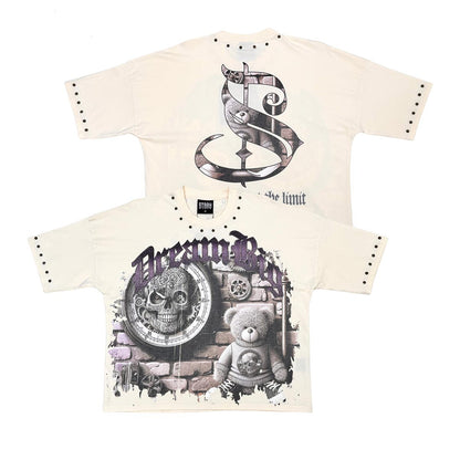 Stray dream big wide & crop fit tee