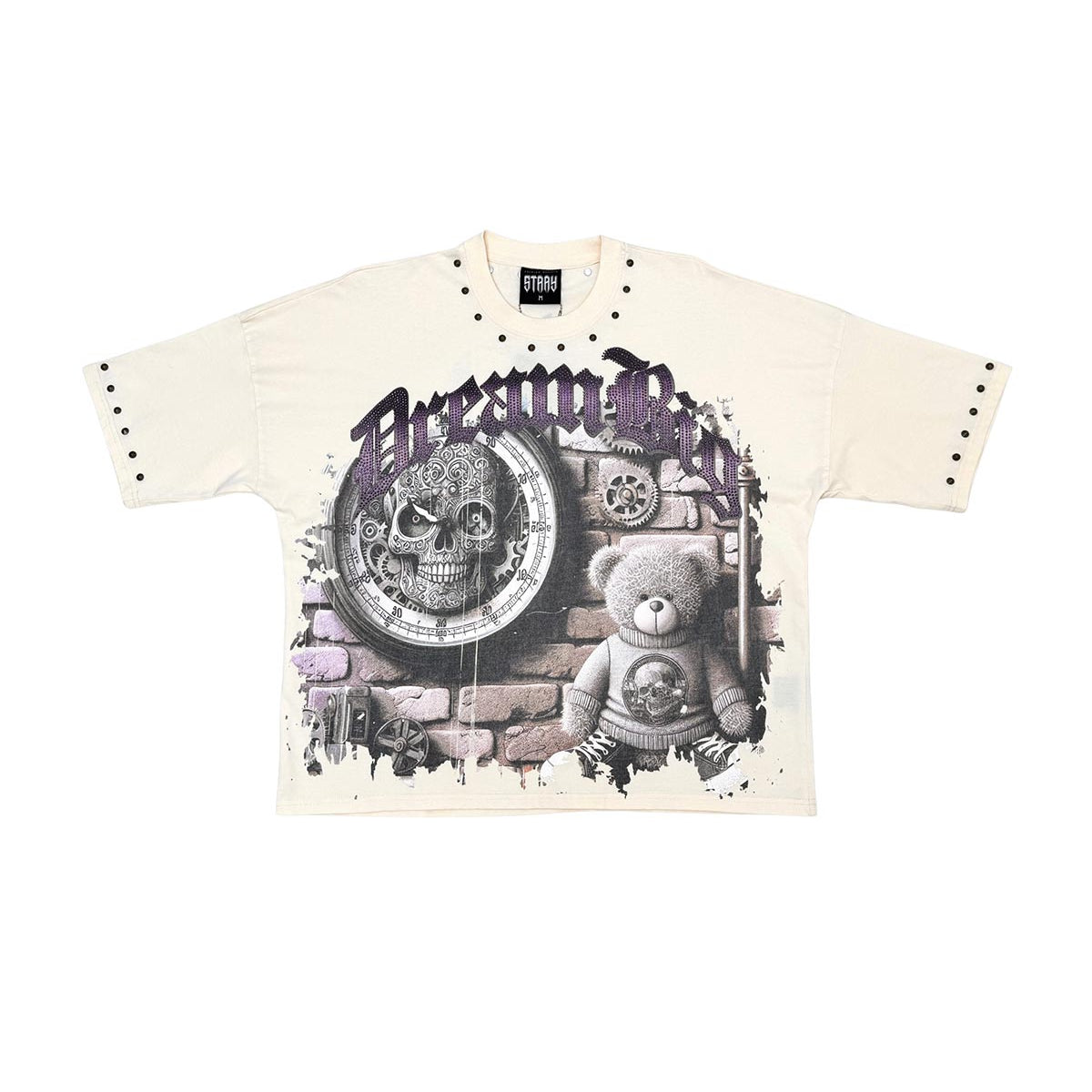 Stray dream big wide & crop fit tee