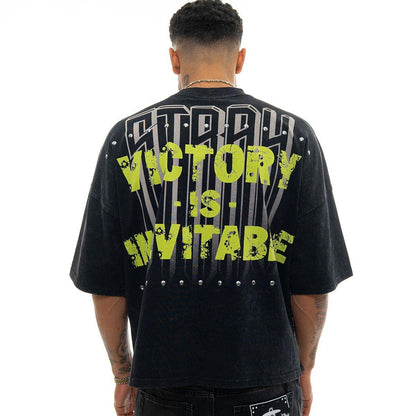 Stray claim victory wide & crop fit tee