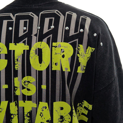 Stray claim victory wide & crop fit tee