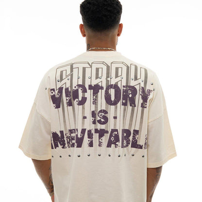 Stray claim victory wide & crop fit tee